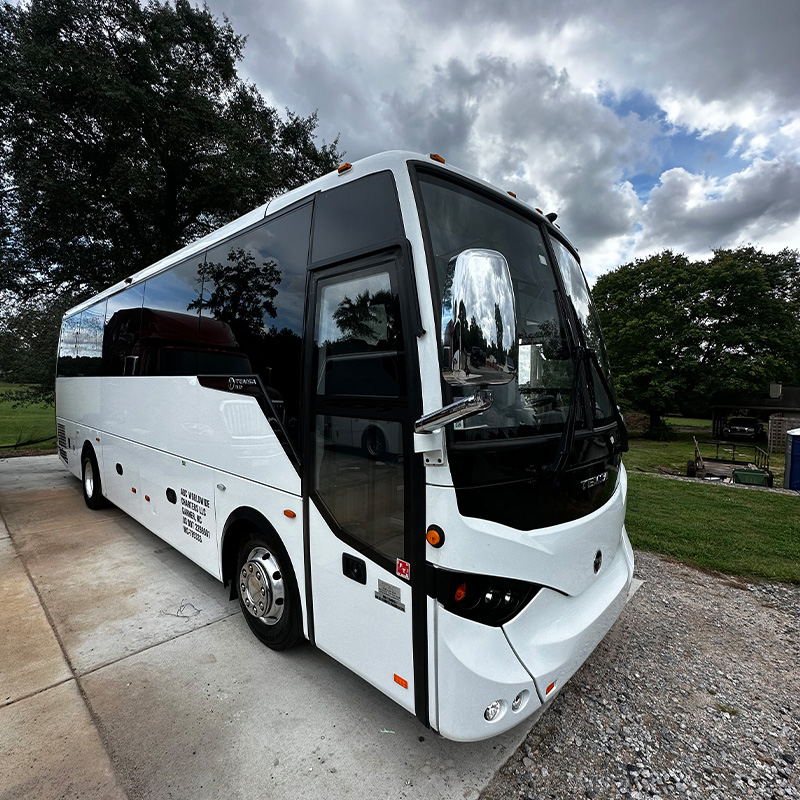 Temza Charter Bus Front