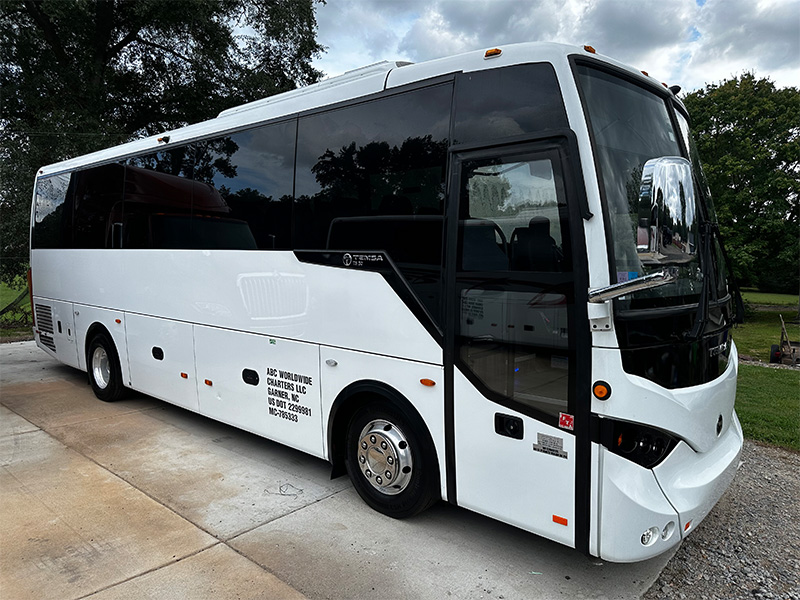 Temza Charter Bus Front