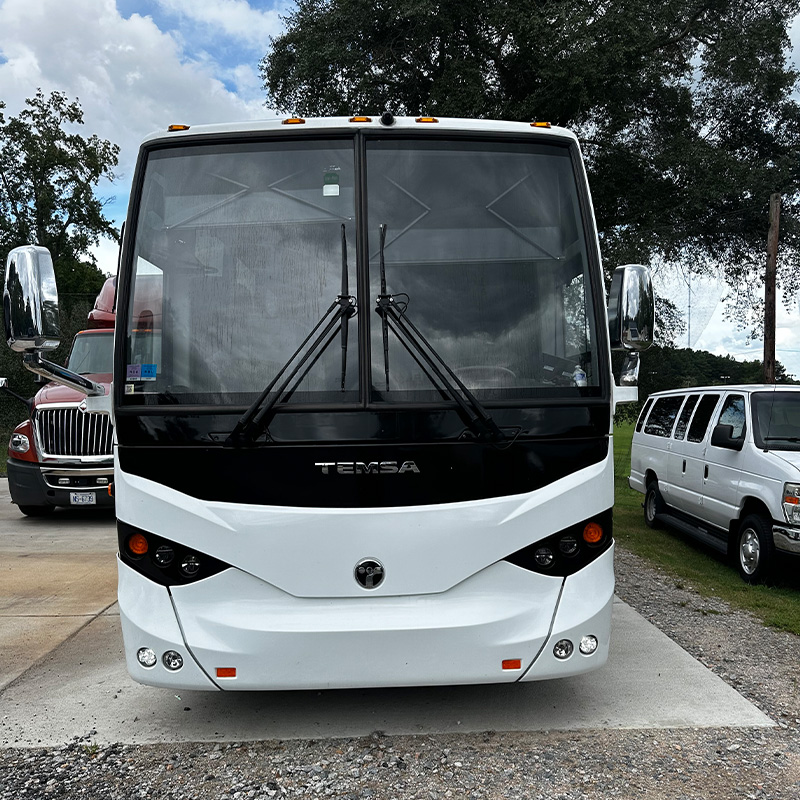 Temza Charter Bus Front