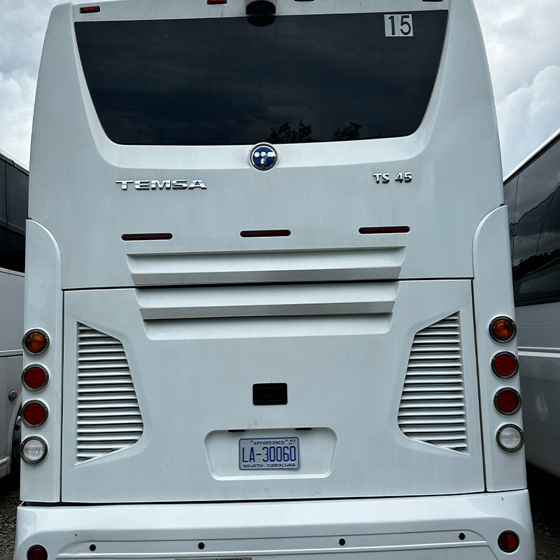 Temza Charter Bus Rear